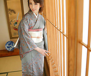 Japanese girl in a kimono dress - part 4106