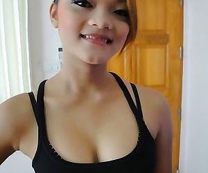 Cute thai girl miy with braces takes some self shot photos - part 3301