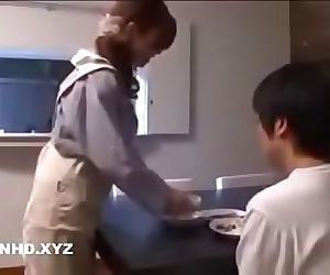 Jav hot mom fucked by angry son..