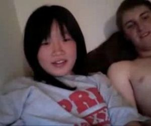 Asian Girl Sucking and Fucking -..