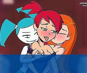 Hot orgy with petite cartoon hentai horny for sex teens l..