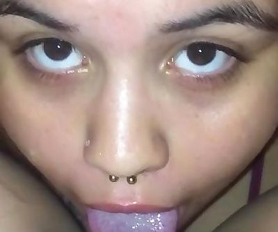 Latina Girl Eats White Pussy