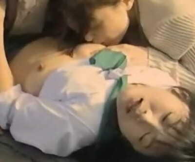 Japanese Lesbian Threesome