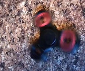 Hardcore Ebony amateur fidget spinner
