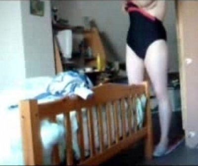 Watch my fully nude cute mom inserting tampon. Hidden cam - 1 min 8 sec