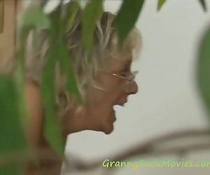 Big tit granny threesome - 5 min