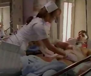 Eager nurse gives handjob