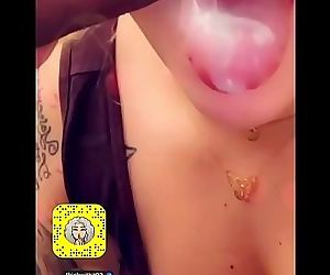 Freaky latina slut sucks and swallows cum for snapchat 2..
