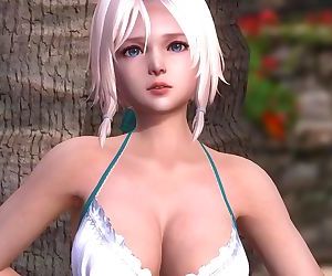 Dead or Alive 5 1.09BH - Luna Relax by a Tree on the Beach