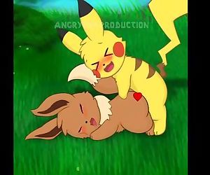 Pokemon - al picachú y eevee - Sexo