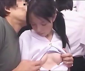 Japanese student being molested 42 min