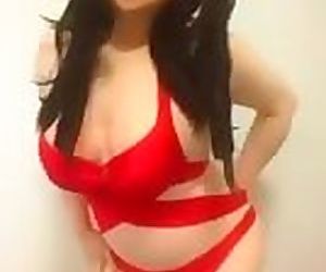 Kigurumi, red bikini
