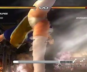 Dead or Alive 5 Kasumi & other girls upskirt panty shots while fighting !