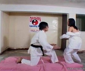 Filipina slut fucked hard after karate - 6 min