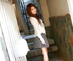 Busty asian babe haruka sanada shows ass and pussy - part..