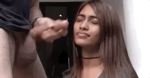 Cute Indian Getting Messy Facial