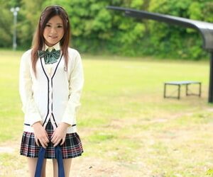 Sexy Asia schoolgirl Miu Kimura endures rough sex & gets..