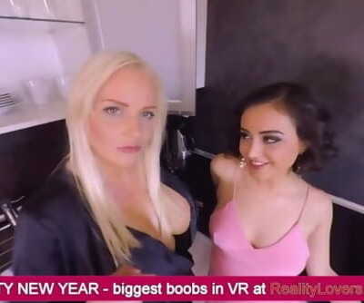 Have yourself a Busty Fresh Yr - VR porn with big tits