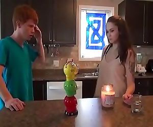 STEPSISTER TEACH STEPBROTHER TO FUCK HER 41 min