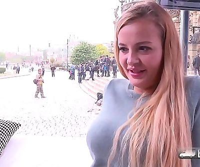 Slender blonde Candy Alexa first time fucking in public 21 min HD+