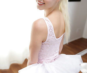 Hot blonde skinny teen Elsa Jean..