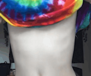 rainbow boobs