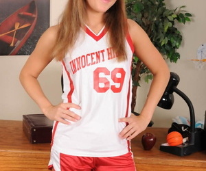 Pretty cheerleader Katie Sands..