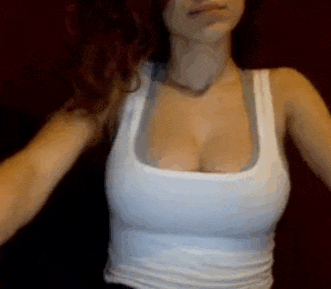 Busty sporty teen allows to touch her tits