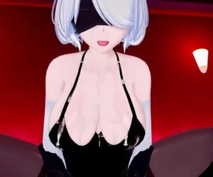 A normally Docile 2B Craves your Shaft POV