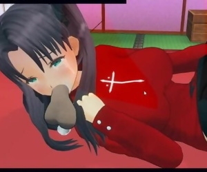 Fate/stay La nuit hentai, Sauvage Rin tohsaka veut vous êtes dick