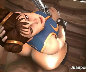 Chun Li is pounded by a Fortnite player 12 sec 1080p