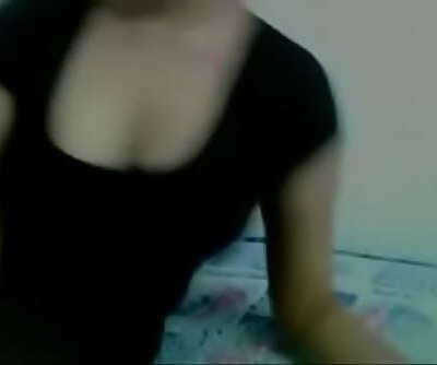 Hot Indian Lady Playing With her Tits 45 sec