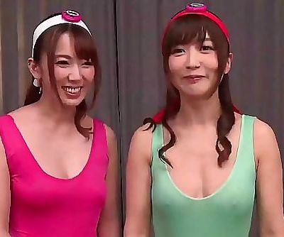 Butt cheeks competitionYui Hatano and HibikiRound 3 Nineteen min 720p