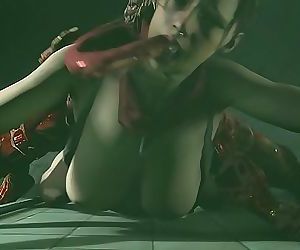 RESIDENT EVIL 2 REMAKE: Licker & Claire Redfield 87 sec