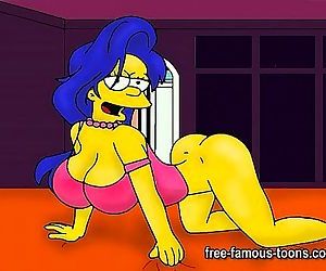 Marge Simpson hentai parody - 5 min