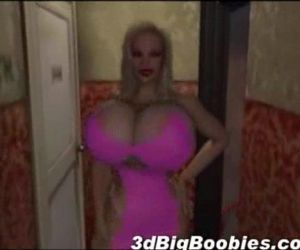 3D Prostitute with Gigantic Tits! - 3 min