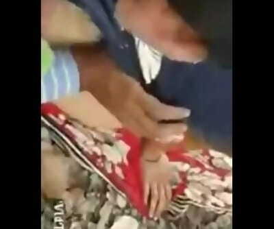 Desi woman from Chennai made to deep-throat shaft by her guy outdoor