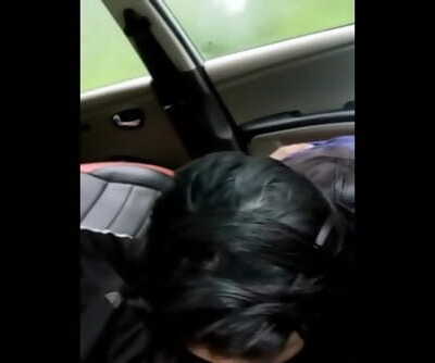 Punjabi Girl Sucking Desi Shaft in a car