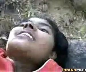 Inexperienced Indian Duo Having Sex Outside - 2 min