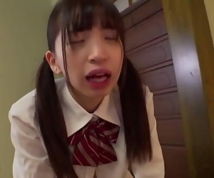 Warm Small Japanese Teenager In Uniform Pounded By Older..
