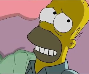 The simpsons porno Homer trochę za nisko Marge