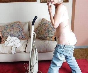 Kinky granny having fun with a hoover - part 1993