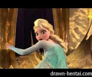 Frozen Hentai - Elsas wet dream - 5 min