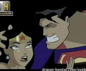 न्याय लीग अश्लील सुपरमैन के लिए आश्चर्य महिला 7 मिन