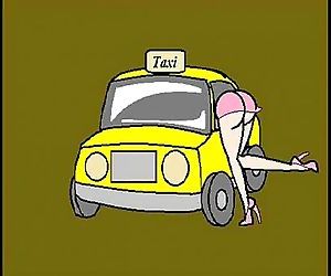 Wife pays for the Taxi Cartoon - 37 sec
