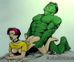 berühmt Cartoon Superhelden porno Parodie 5 min