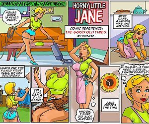Illustrated interracial- Horny Little Jane