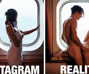 instagram बनाम वास्तविकता के sex..