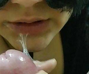 wet sloppy blowjob hardcore deepthroat messy facial for hot sexy curvy teen