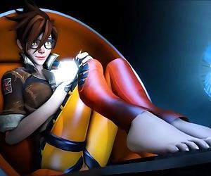 Overwatch Tracer Feet Tribute..